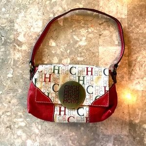 Carolina Herrera Monogram Shoulder Purse